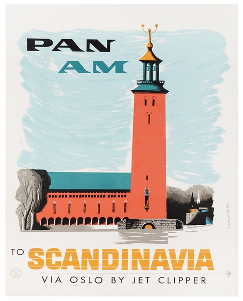  Kauffer, Edward McKnight (1890–1954). Pan Am to Scandinavia...