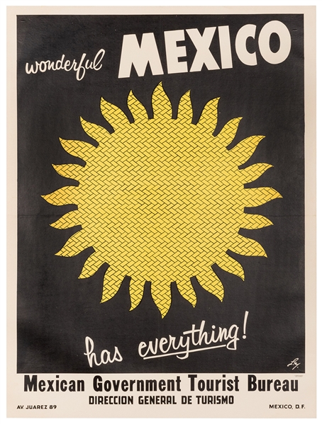  Ley. Wonderful Mexico has Everything! Juarez: S. Turanzas, ...