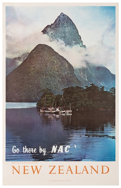  New Zealand / Go There by NAC. Wellington: R.E. Owen, ca. 1...