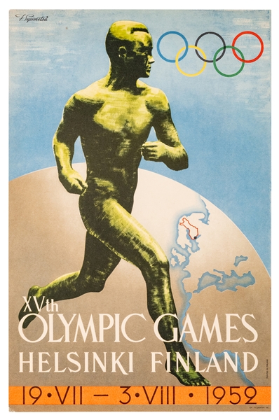  [Olympics] Sysimetsia, Ilmari (1912-1955). XVth Olympic Gam...