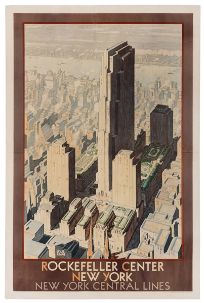  Ragan, Leslie (1897-1972). Rockefeller Center New York / Ne...