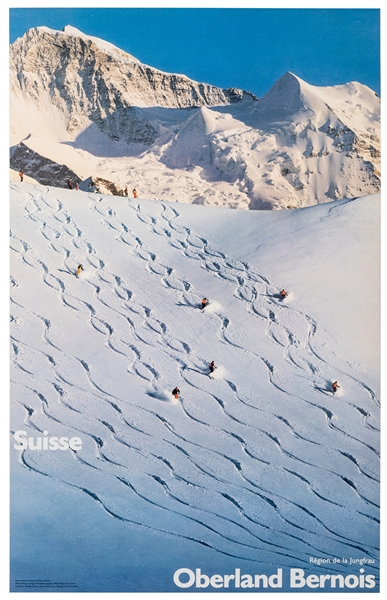  [Ski] Suisse / Oberland Bernois. Zurich: Paul Attinger, 197...