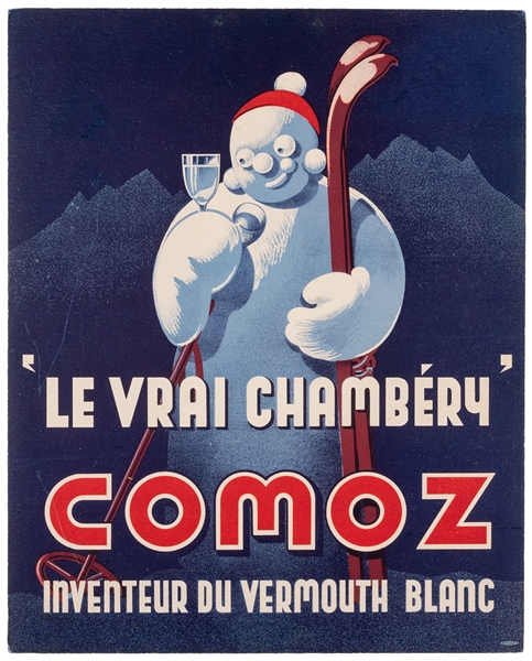  Comoz / Le Vrai Chambery / Inventeur du Vermouth Blanc. A. ...