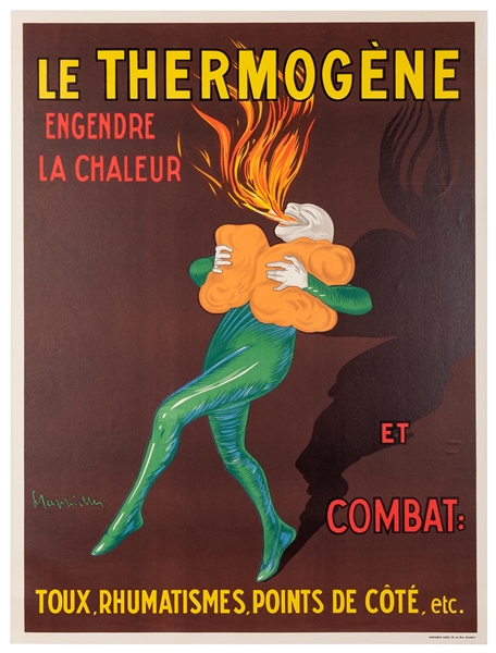  Cappiello, Leonetto (1875–1942). Le Thermogène. Brussels: I...