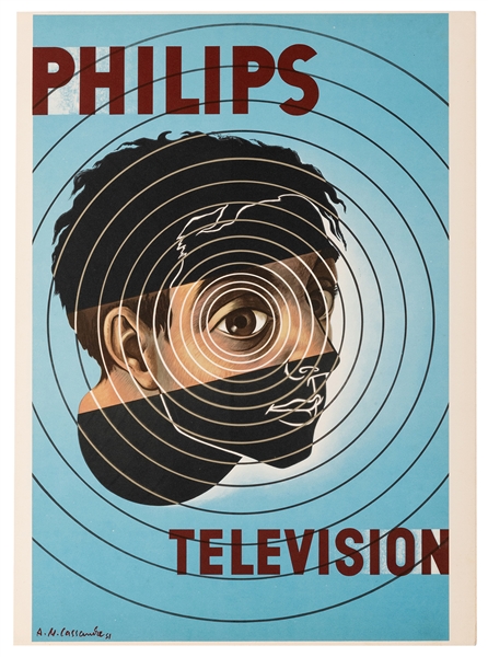  Cassandre, Adolphe Mouron (1901–1968). Philips Television. ...