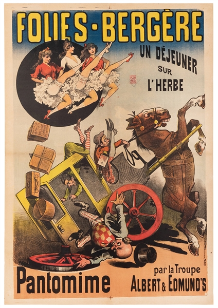  Folies–Bergère / Pantomime par la Troupe Albert & Edmund’s....
