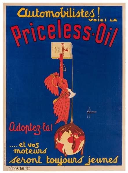  Laurencin, H. De. Priceless-Oil. Paris: Gaillard, ca. 1920s...