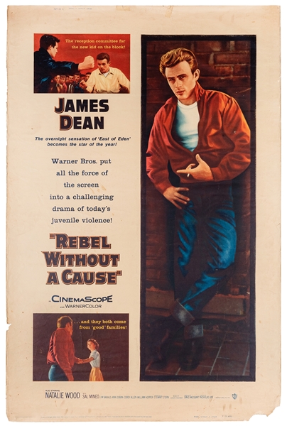  Rebel Without a Cause. Warner Brothers, 1955. Style “Y”. St...