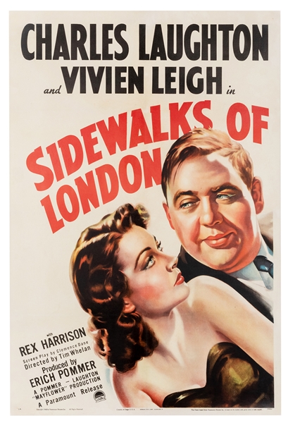  Sidewalks of London. Paramount, 1938. Starring Charles Laug...