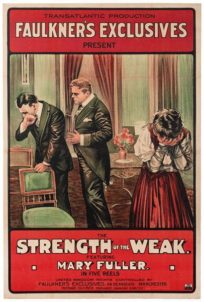  The Strength of the Weak. Faulkner’s Exclusive, 1916. Drama...