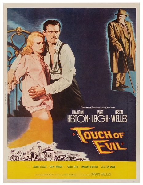  Touch of Evil. Universal International, 1958. Style “Z” wit...