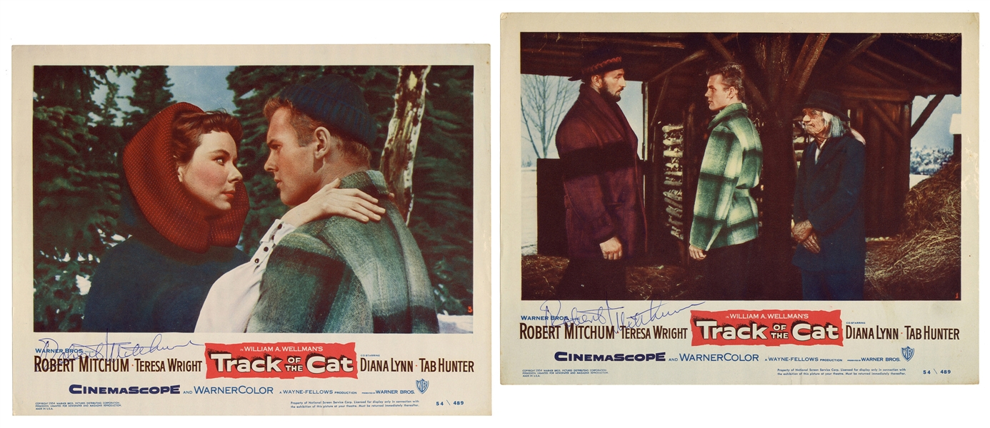  Track of the Cat. Warner Bros., 1954. Pair of lobby cards, ...