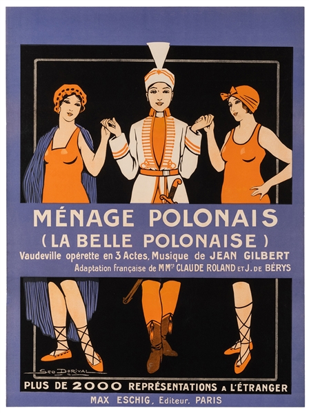  Dorival, Georges (1879–1968). Ménage Polonaise. Paris: Max ...