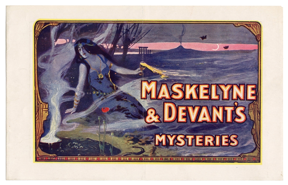  Maskelyne, J.N. Maskelyne & Devant’s Mysteries Program. Lon...