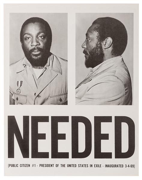  [Gregory, Dick] Needed / Public Citizen #1. N.p., 1969. Off...
