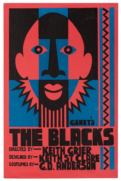  [Genet, Jean] The Blacks. N.p. [San Francisco], ca. 1971. D...