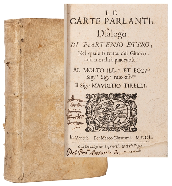  Aretino, Pietro. Le Carte Parlanti. Dialogo…nel quale si tr...