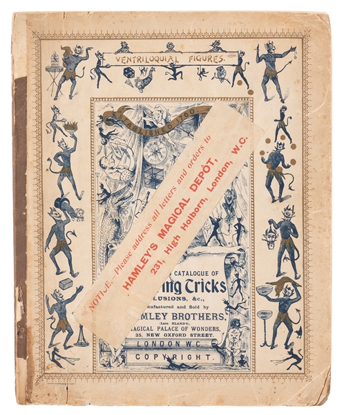  Hamley Bros. Illustrated Catalogue of Conjuring Tricks Illu...