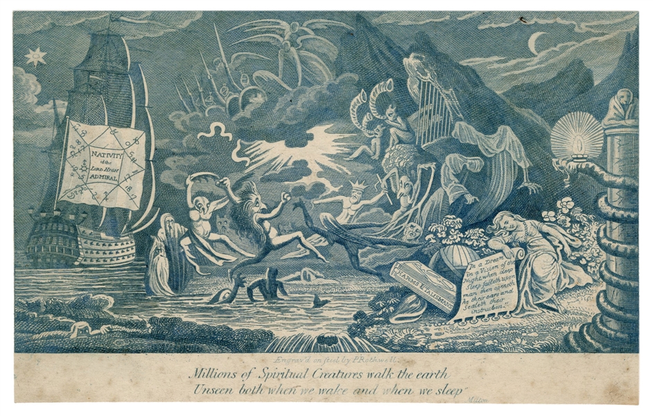  [Engraving] “Millions of Spiritual Creatures Walk the Earth...