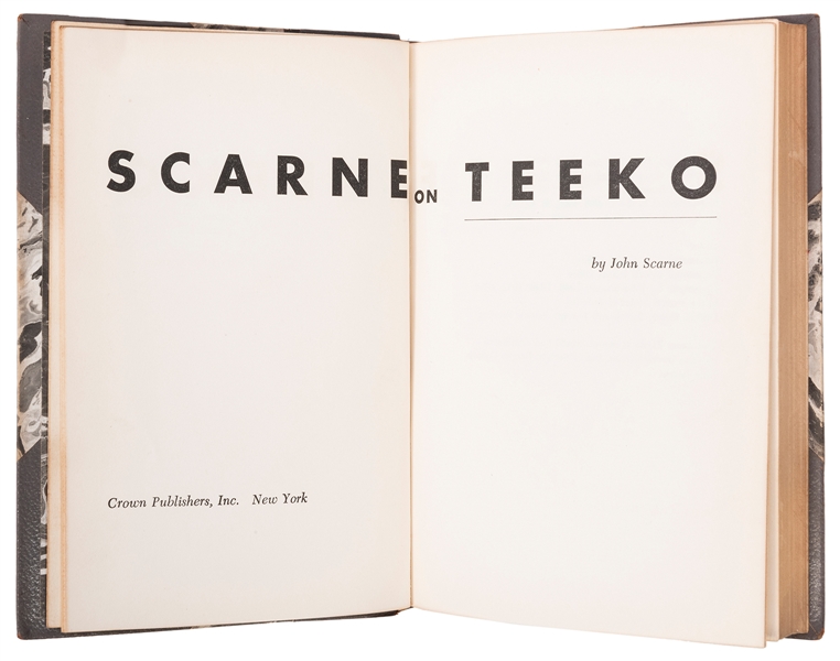  Scarne, John. Scarne on Teeko. Crown, 1955. SCARNE’S PERSON...