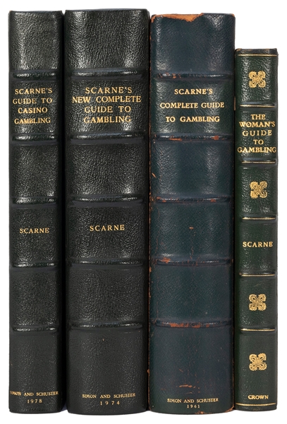  Scarne, John. Scarne’s Personal Copies of his Gambling Guid...