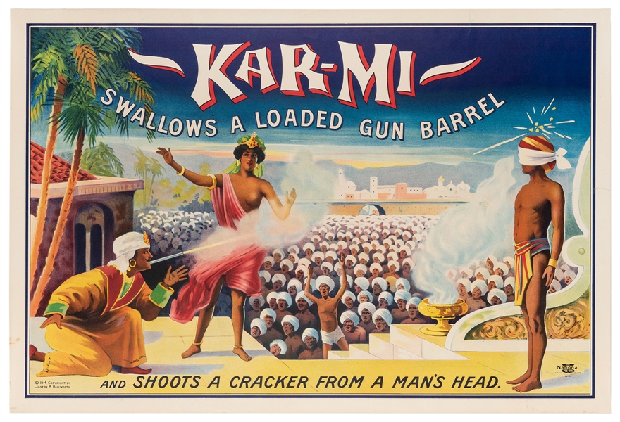  Kar-Mi (Joseph Hollingsworth). Kar-Mi Swallows a Loaded Gun...