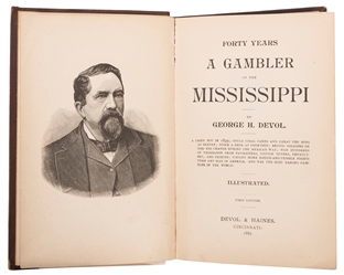  Devol, George H. (1829–1903). Forty Years a Gambler on the ...