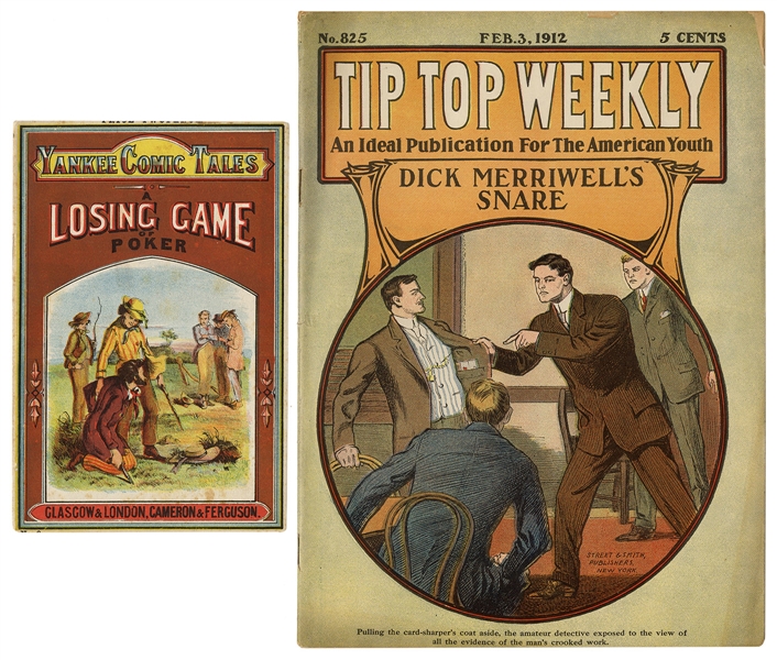  [Gambling] Pair of Juvenile Pulps Related to Swindling and ...