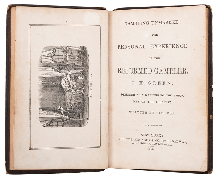  Green, Jonathan H. (1813–1887). Gambling Unmasked! Or, the ...