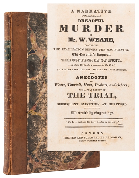  Narrative of the Mysterious and Dreadful Murder of Mr. W. W...