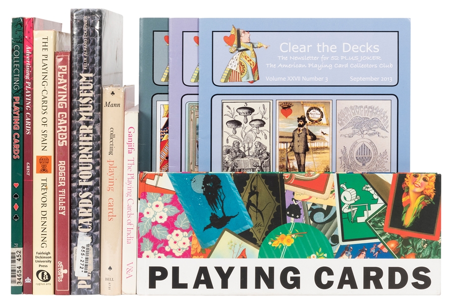  [Playing Cards] Group of Playing Card References, Monograph...