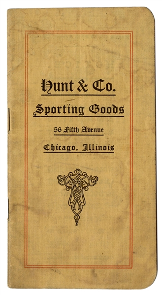  Hunt & Co. Gambling Catalog. Chicago, ca. 1906. Printed lim...