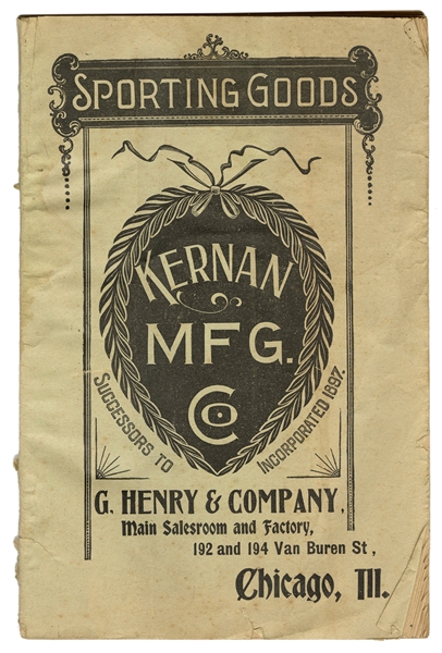  Kernan Mfg. (Successors to G. Henry) Sporting Goods Catalog...