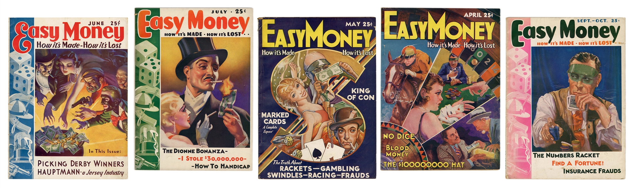  [Pulps] Easy Money. How It’s Made…How It’s Lost. New York: ...