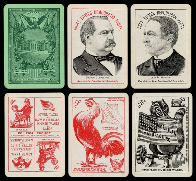 Game of Political Euchre. Philadelphia: L. Lum Smith, 1888....