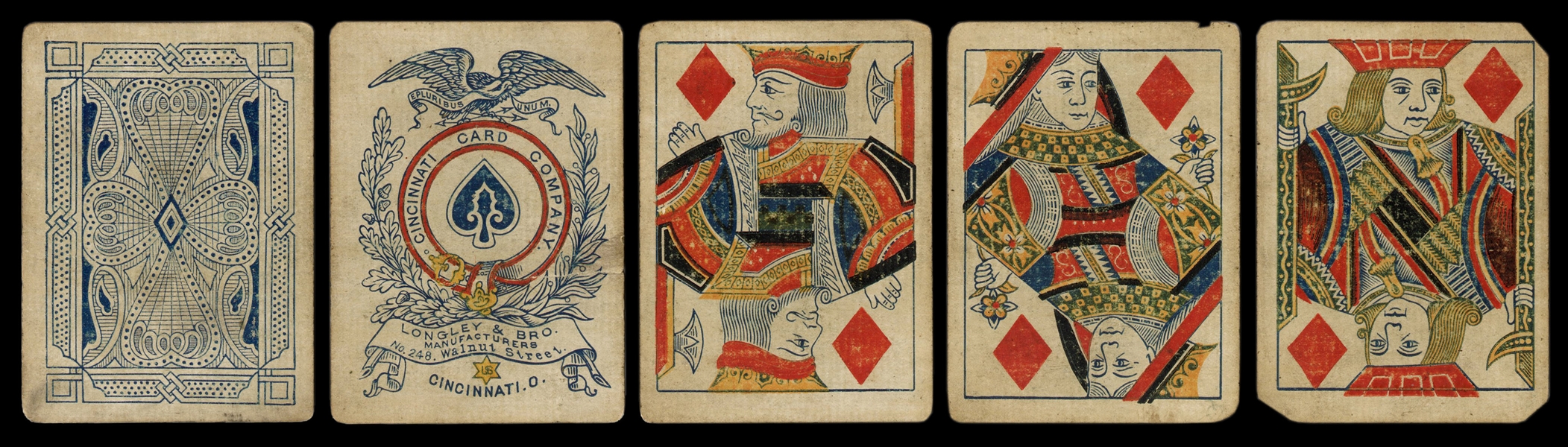  Longley Great Mogul Playing Cards. Cincinnati: Longley & Br...