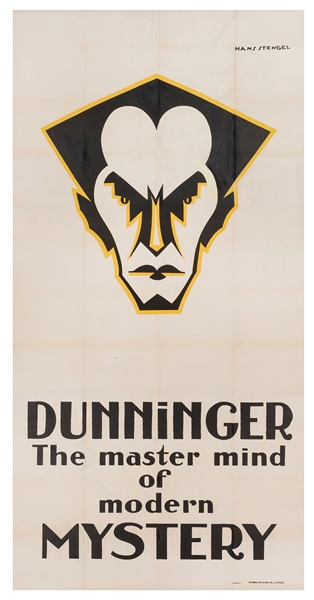Dunninger, Joseph. Dunninger the Master Mind of Modern Mystery. 