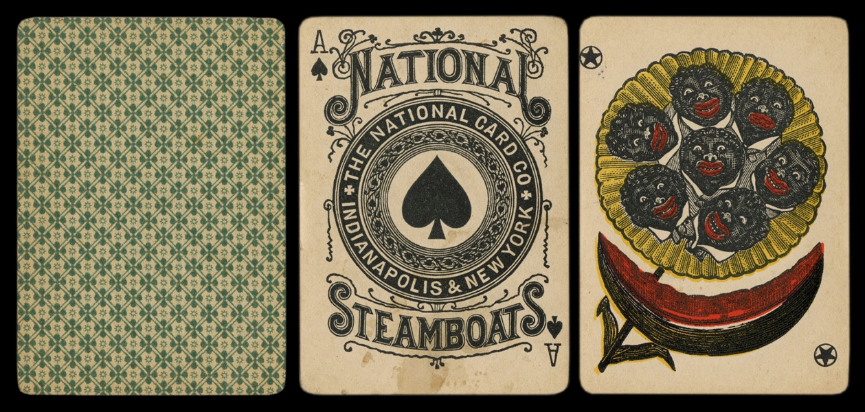  National Card Co. Steamboats Playing Cards. Indianapolis & ...