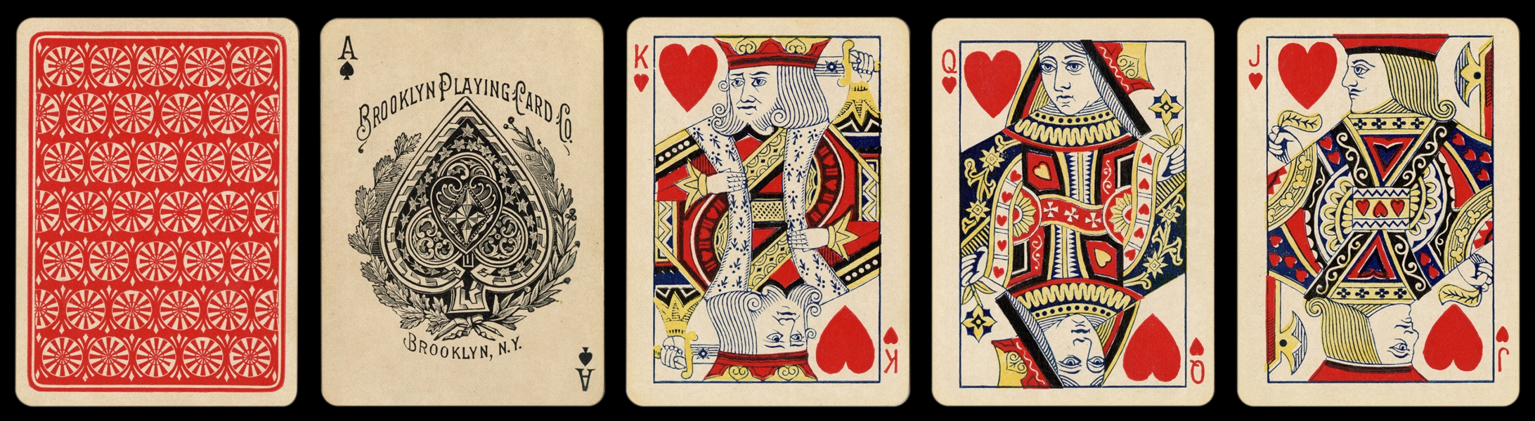  Brooklyn Playing Card Co. Playing Cards. Brooklyn, ca. 1896...