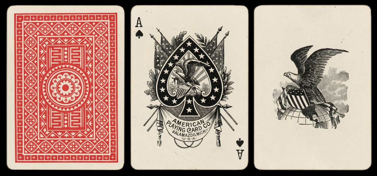  APCC Eagles Playing Cards. Kalamazoo: American Playing Card...