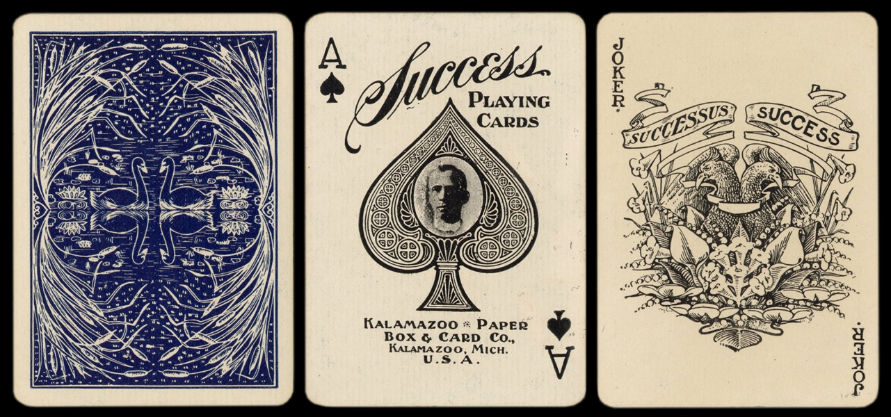  Kalamazoo Paper Box & Card Co. “Success” No. 28 Playing Car...