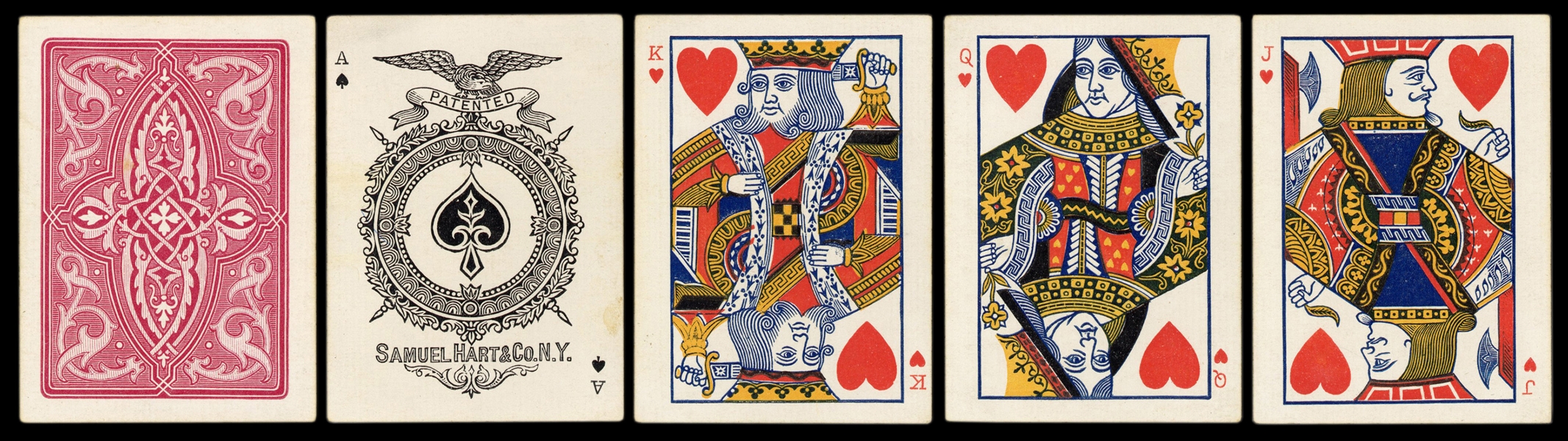  Squeezers #37 Playing Cards. New York: Samuel Hart (NYCC), ...