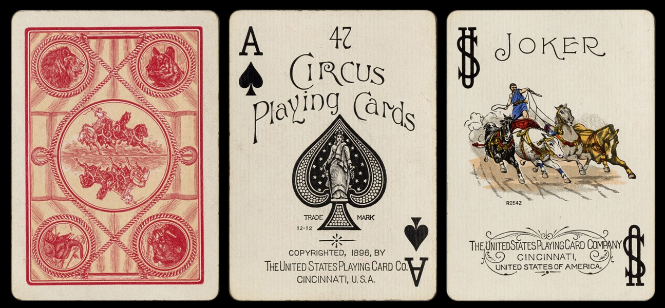  [Circus] USPC No. 47 Circus Playing Cards. Cincinnati: USPC...
