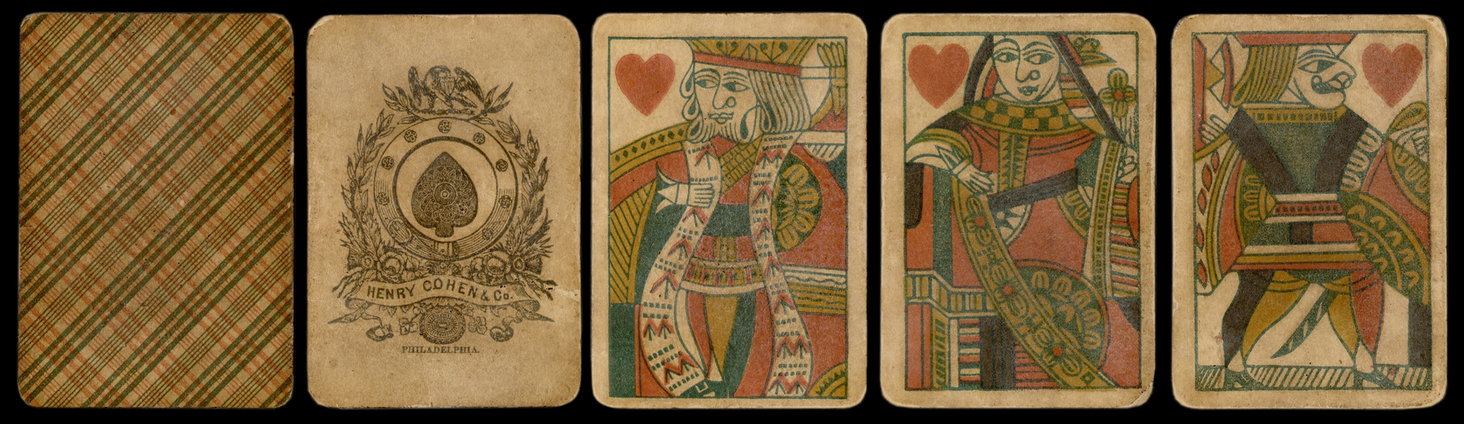  Henry Cohen Playing Cards. Philadelphia: Henry Cohen & Co.,...