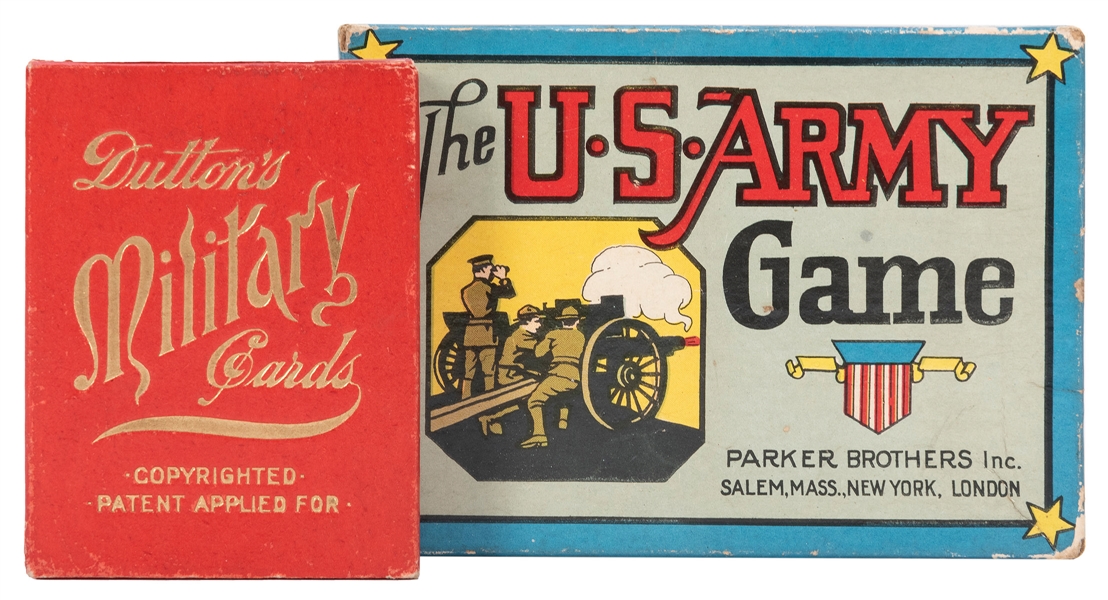  Two Military Card Games. Including The U.S. Army Game (Park...
