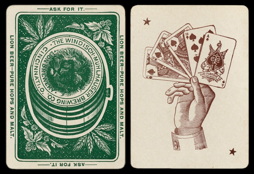  [Breweriana] Card Fabrique Playing Cards for Windisch-Muhlh...