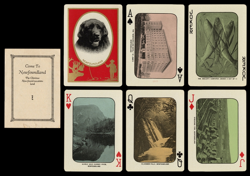  [Newfoundland] Newfoundland Souvenir Playing Cards. Ayre & ...