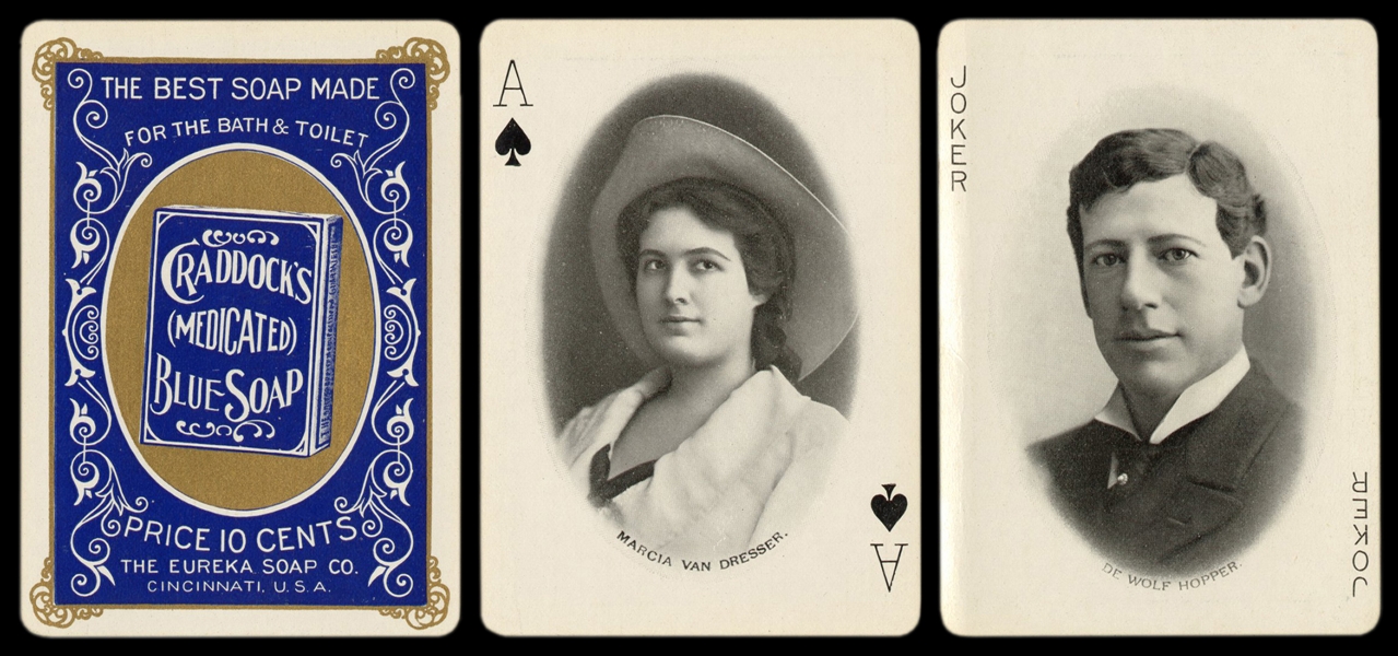  Craddock’s Soap Theatrical Advertising Playing Cards. USPC,...