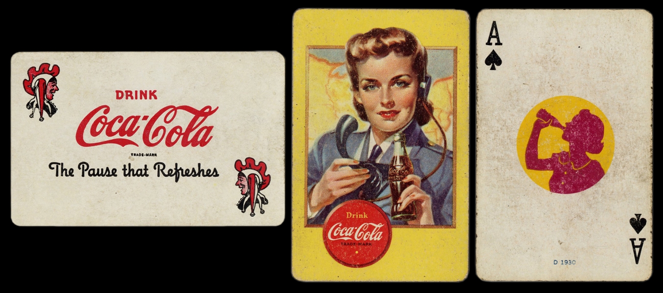  Coca-Cola “Operator” Advertising Playing Cards. Circa 1942....