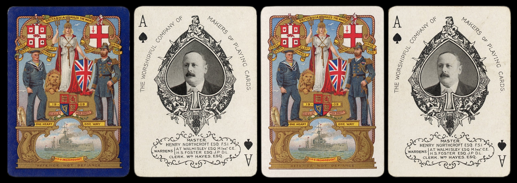  Worshipful Company of Playing Cards Double-Deck Set. 1909. ...